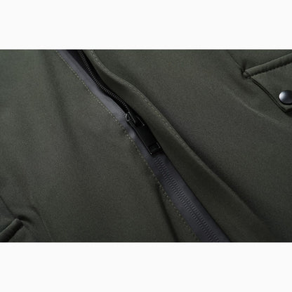 Solid Color Hooded Windbreaker