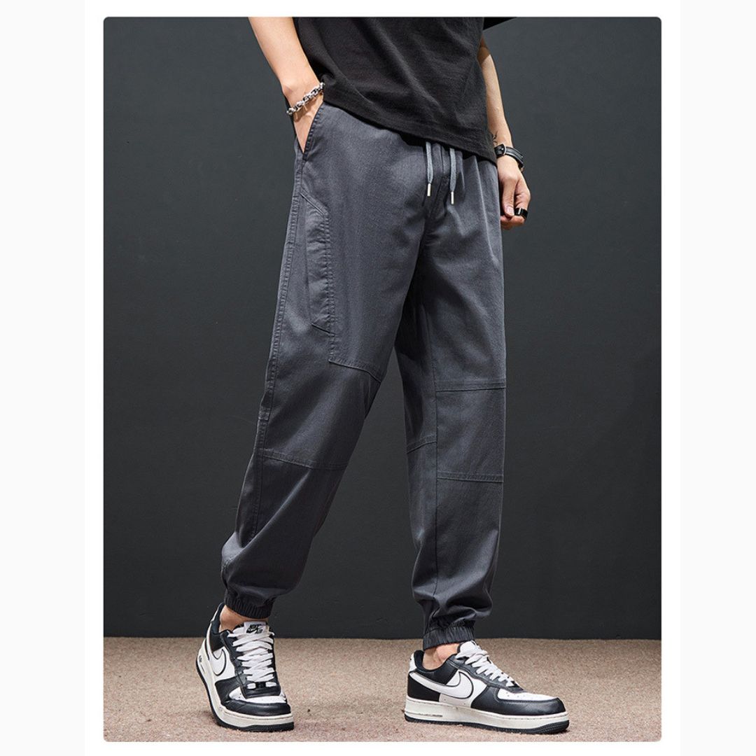 New Summer Lightweight Cuffed Trousers