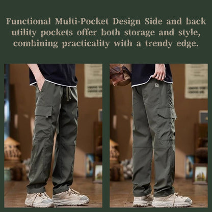 Loose Fit Straight Leg Cargo Pants
