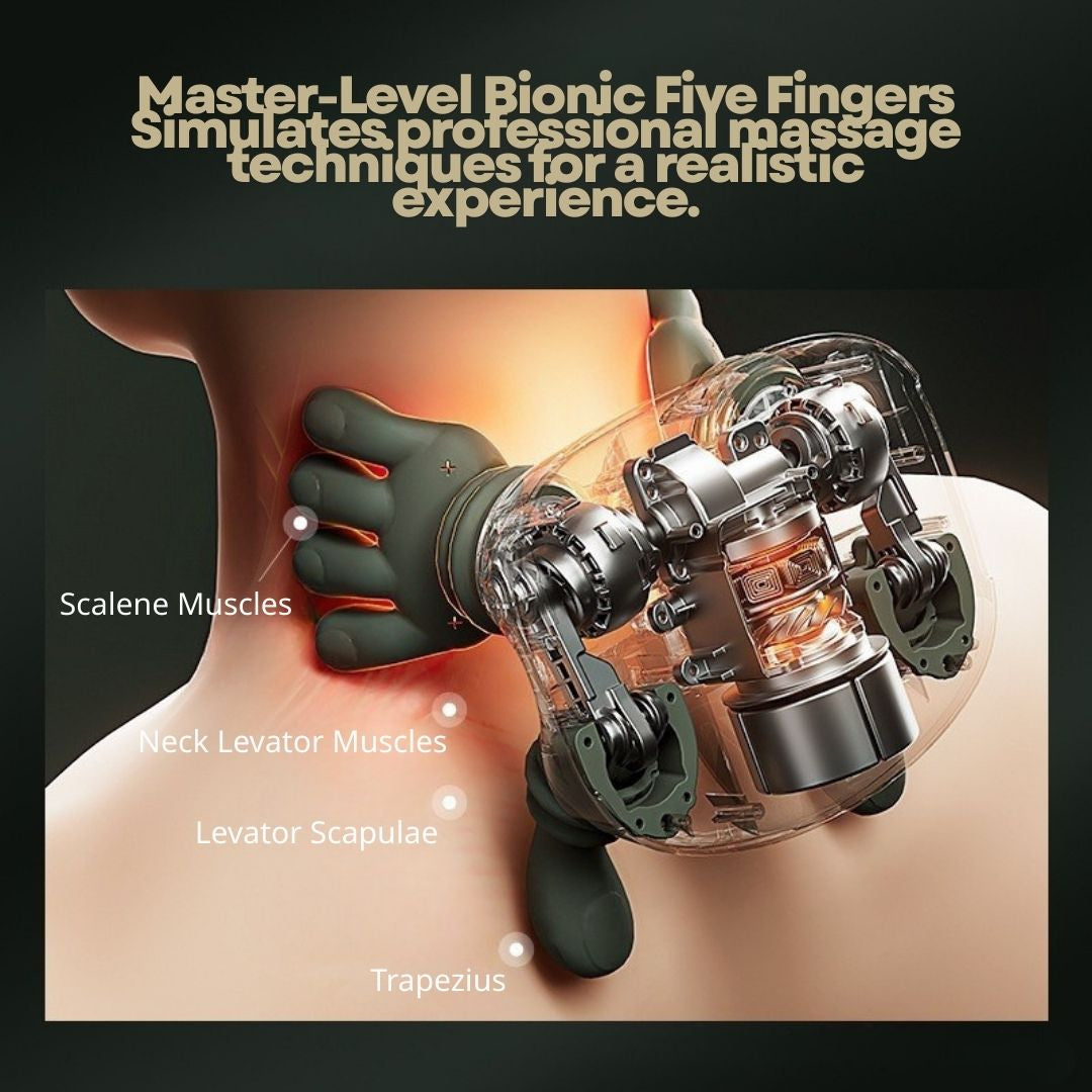 加熱機能付き多機能ホームネックマッサージャー