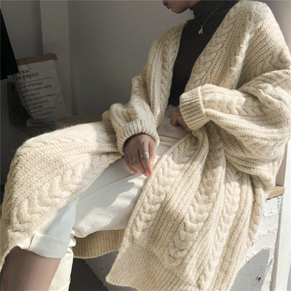 Japanese-Inspired Oversized Knit Cardigan