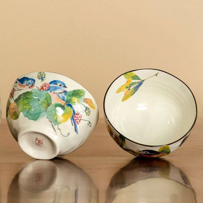 Hyakutori Rice Bowl Set