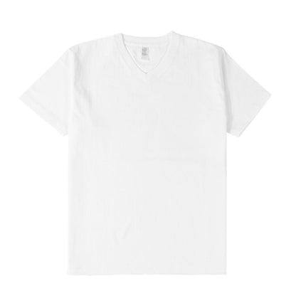 250g Pure Cotton V-Neck Short Sleeve T-Shirt (Min. 2 pcs)