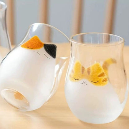 Cat Glass Cup