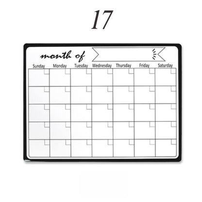 磁性可擦寫月曆板套裝 