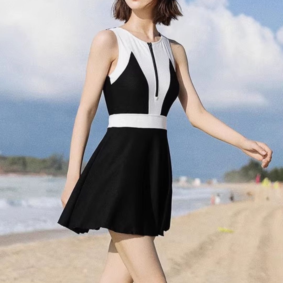 Simple One Piece Swimsuit
