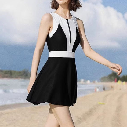 Simple One Piece Swimsuit