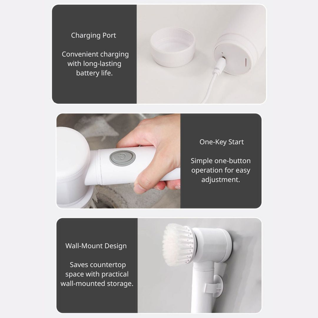 多機能電動クリーニングブラシ