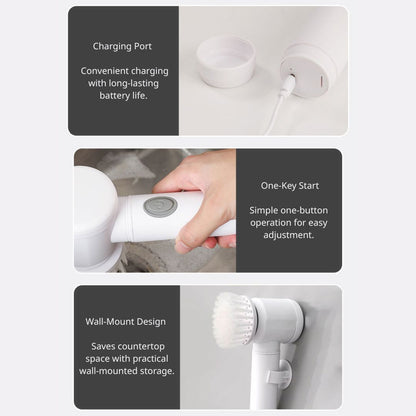 多機能電動クリーニングブラシ