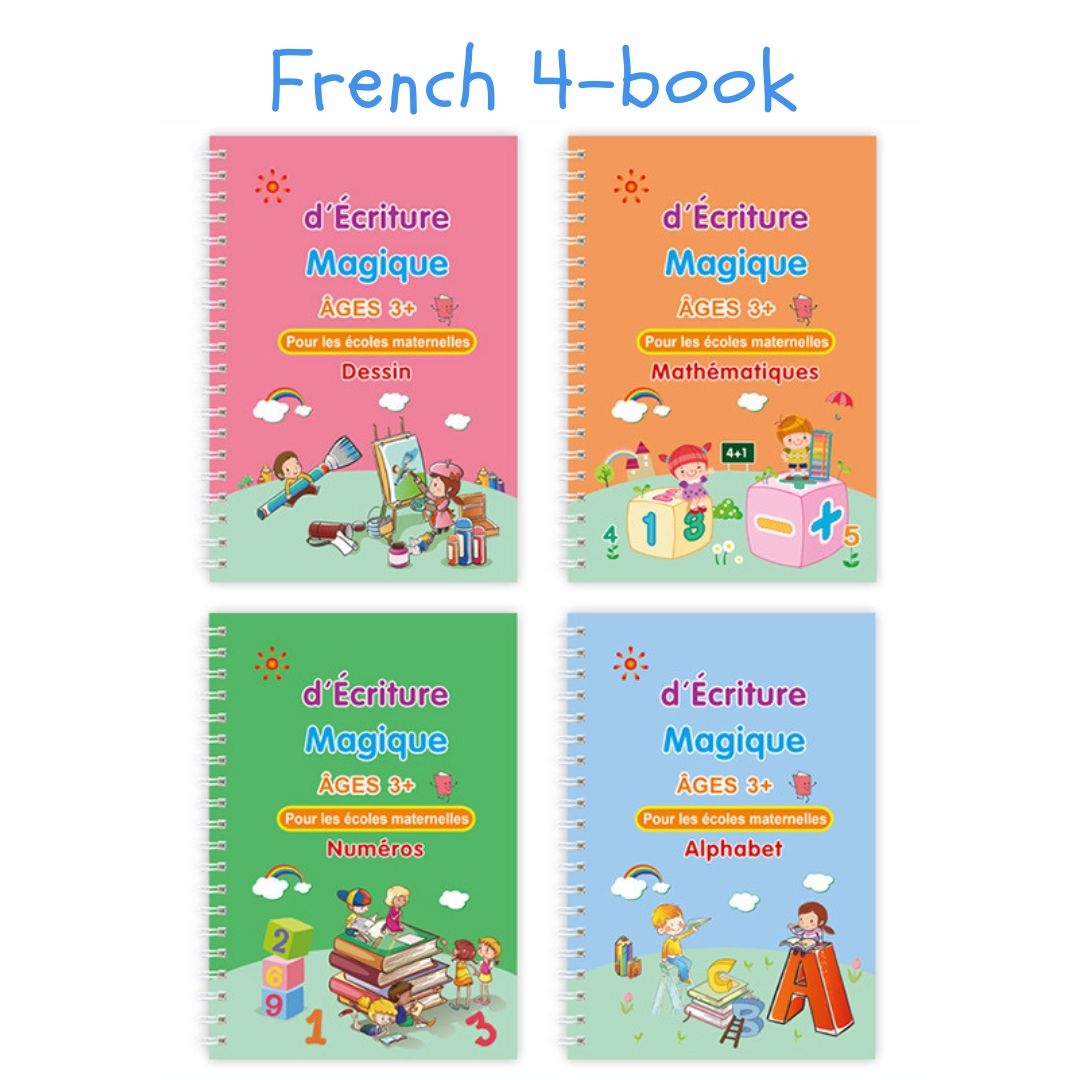 魔法習字簿 （4 本套裝）