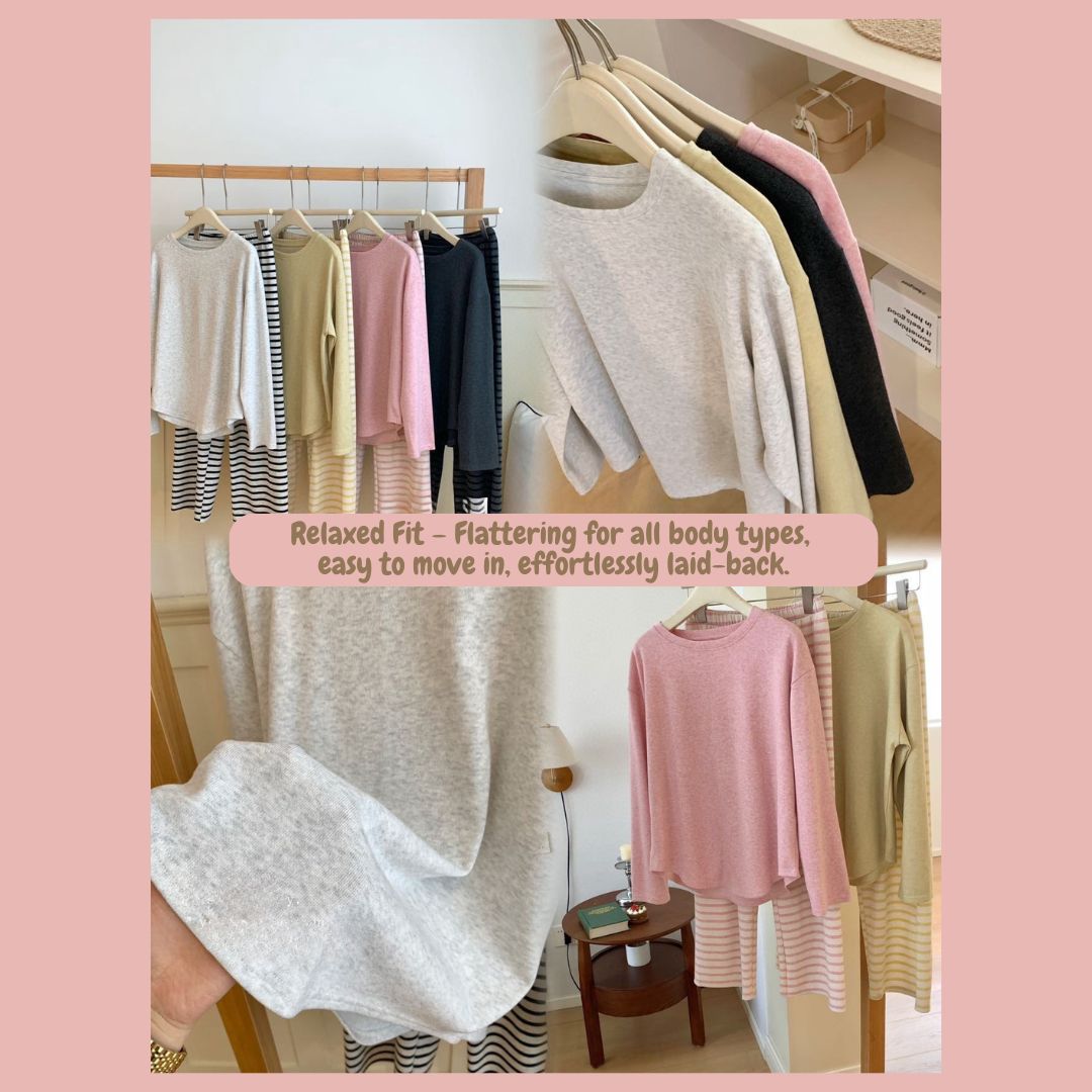 條紋舒適套裝居家服