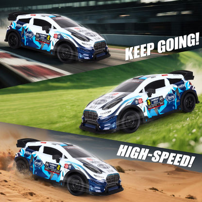 1:18 Scale 4WD High-Speed RC Drift Car with LED Lights