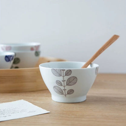 Mint Leaf Rice Bowl Set