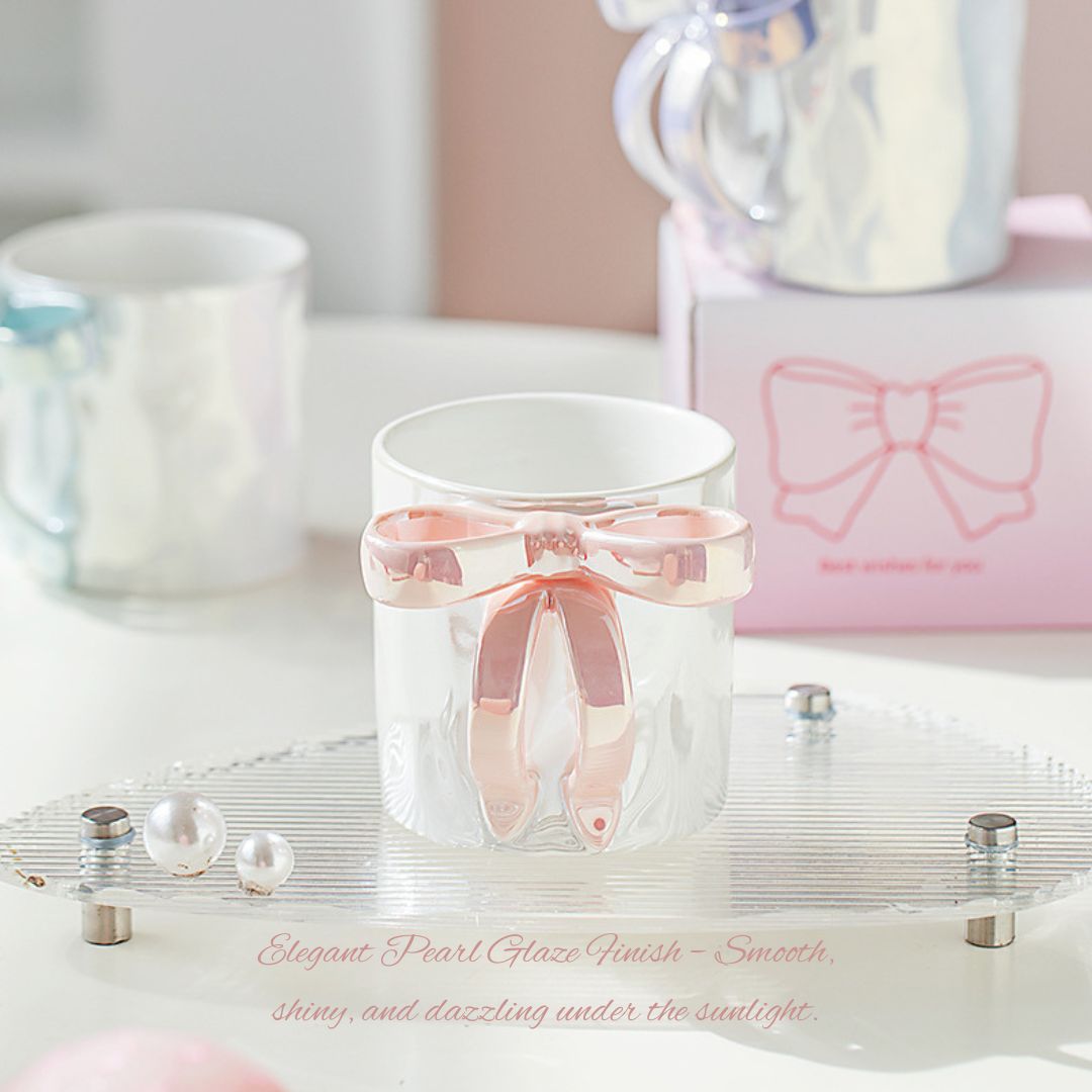 Bowknot Ceramic Cup