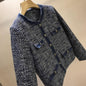 Patchwork Denim Woven Short Jacket