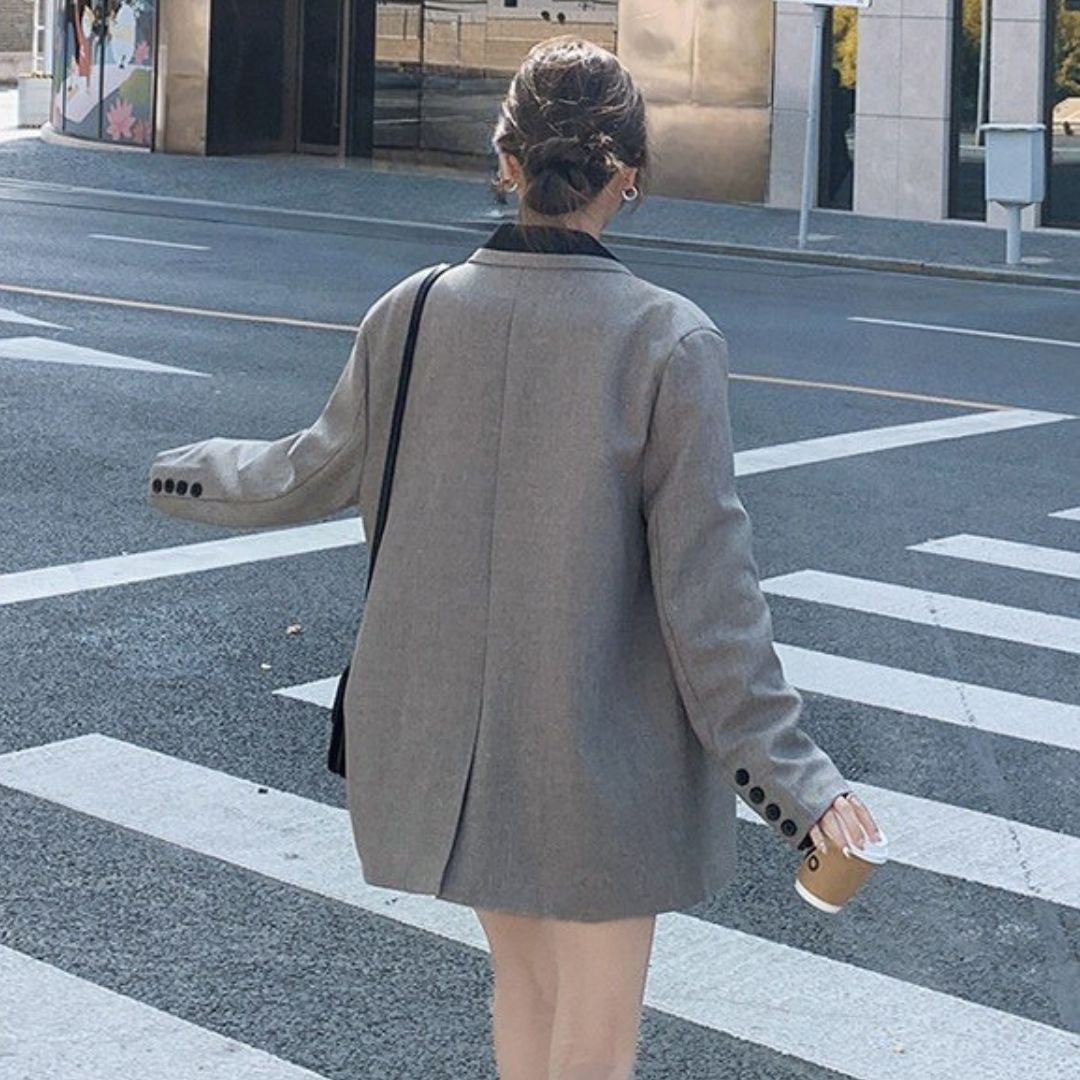 Color Block Blazer