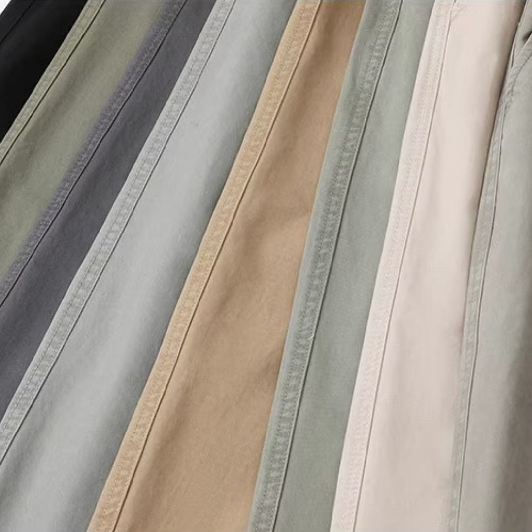 Thin Loose Tapered Cropped Pants