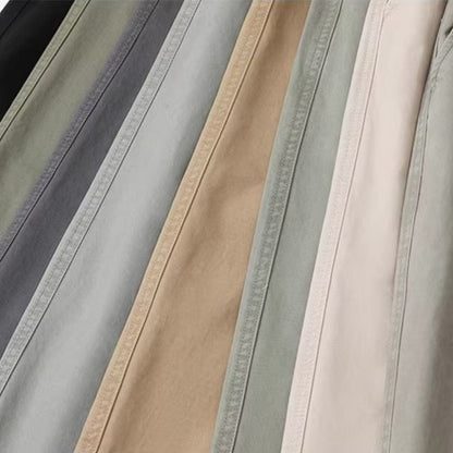 Thin Loose Tapered Cropped Pants