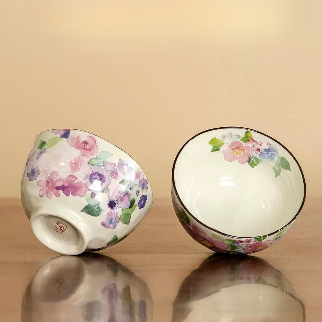 Hanakoubou Rice Bowl Set