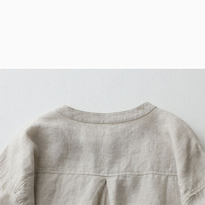 Summer Japanese Cotton and Linen Tops