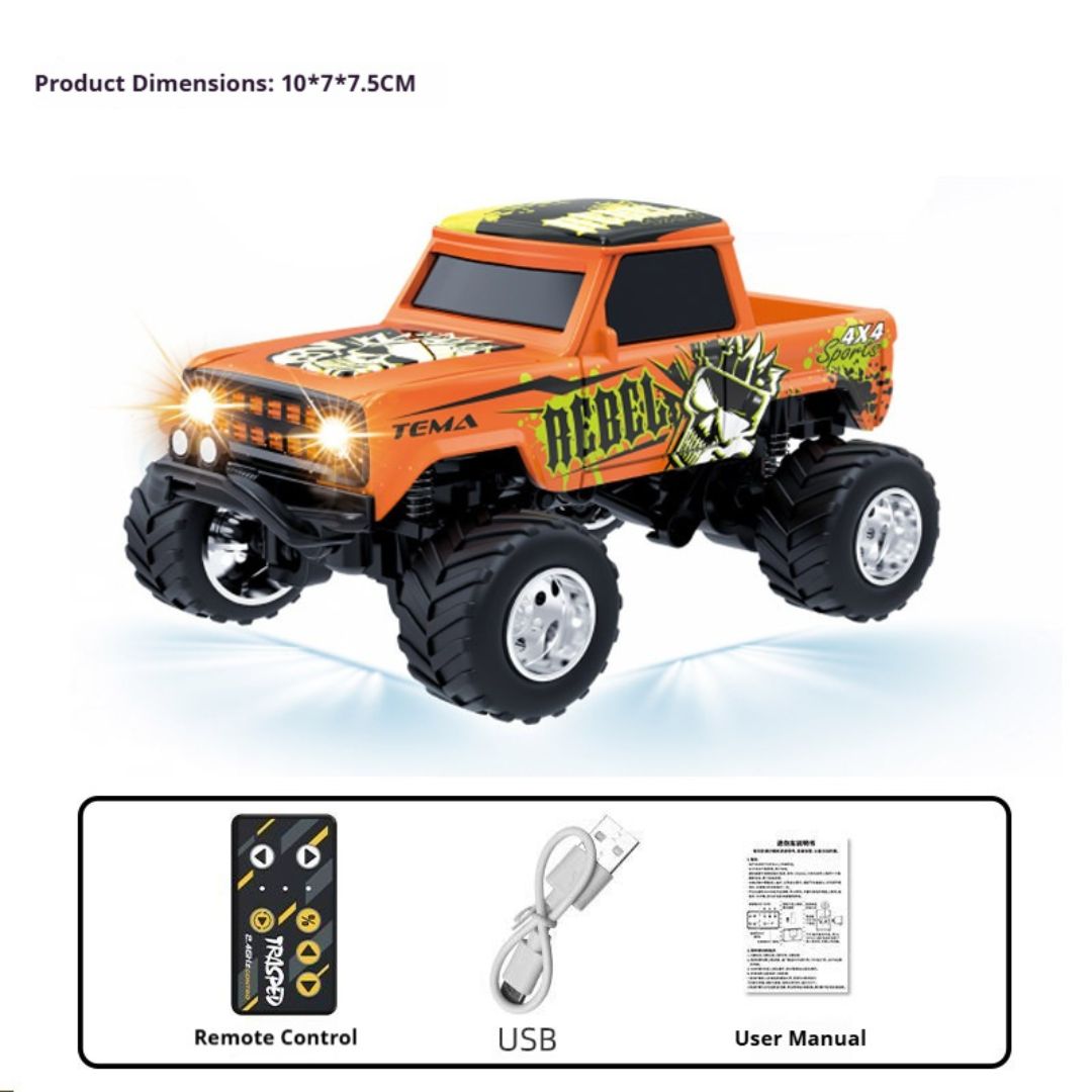1:64 Mini Remote Control Monster Off-Road Vehicle