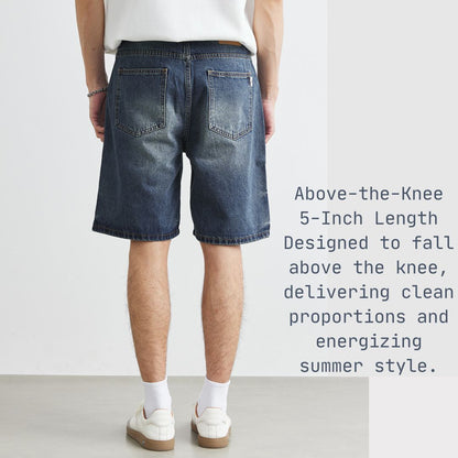 Men's Fashionable Lightweight Denim Shorts