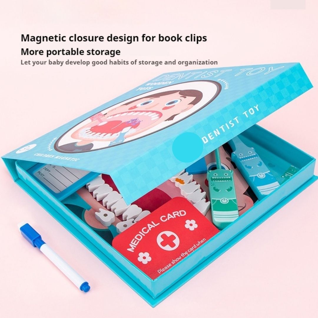 Wooden Oral Simulation Teeth Cleaning Kit