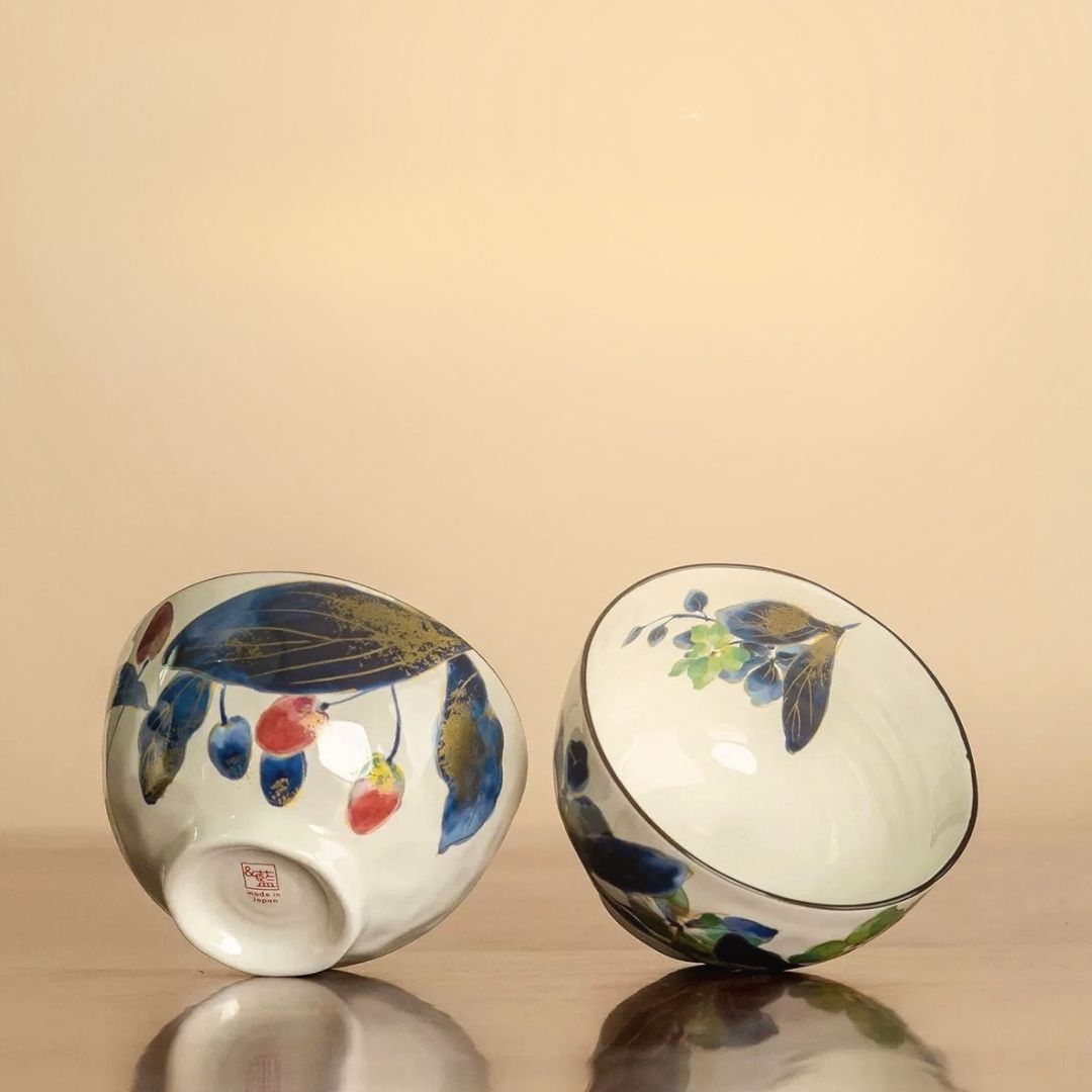 Hanachitose Rice Bowl Set