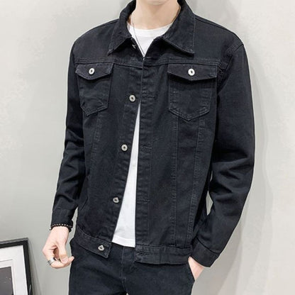 Men's slim-fit denim jacket
