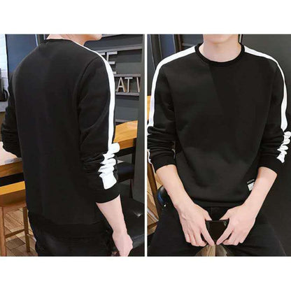 Men's Color-Block Long-Sleeve Sweatshirt