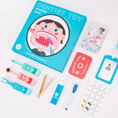 Wooden Oral Simulation Teeth Cleaning Kit
