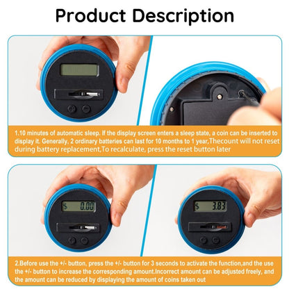 スマート自動メモリ貯金箱