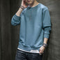Men's Round-Neck Faux-Layered Sweatshirt