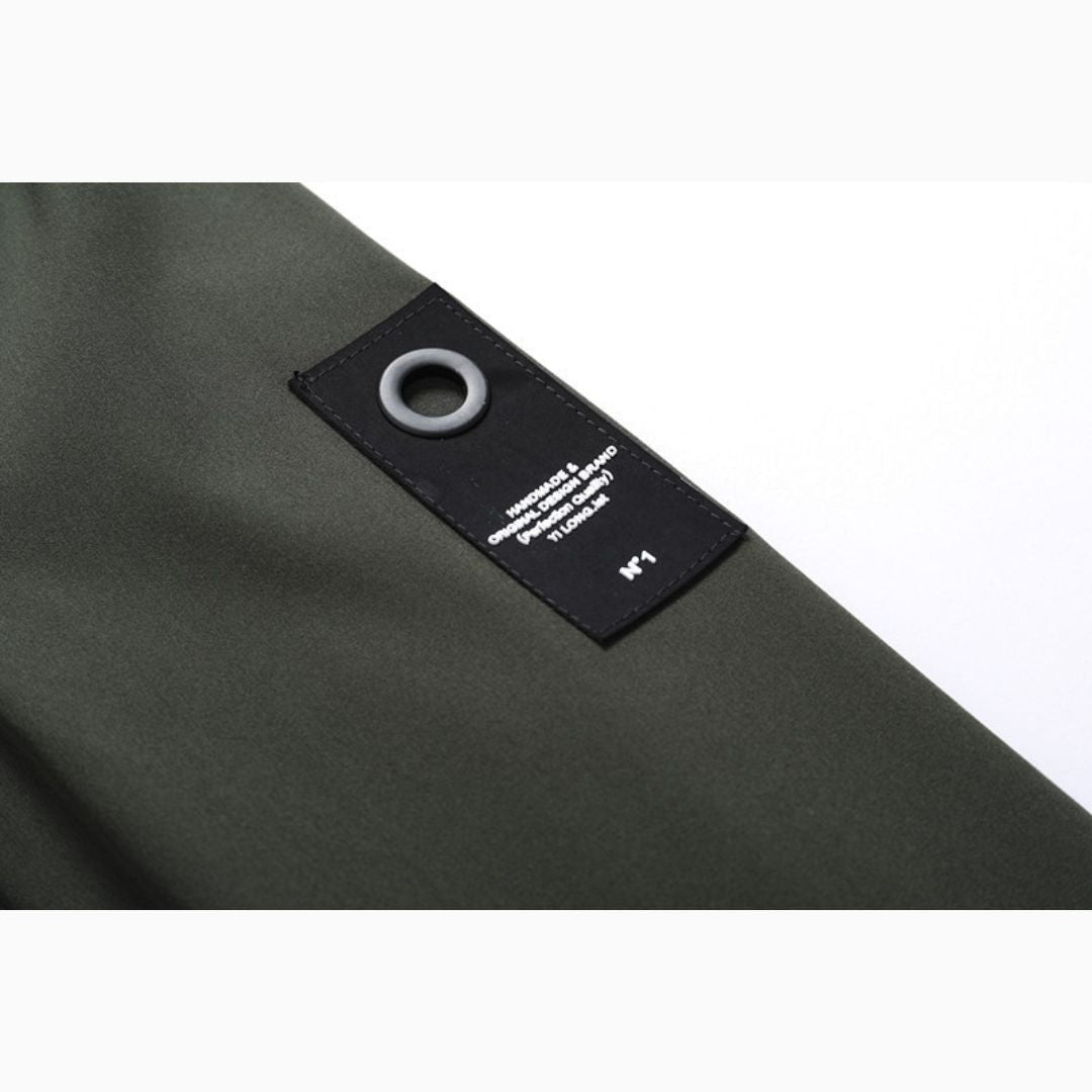 Solid Color Hooded Windbreaker