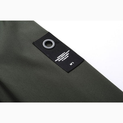 Solid Color Hooded Windbreaker