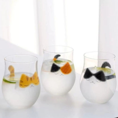 Cat Glass Cup