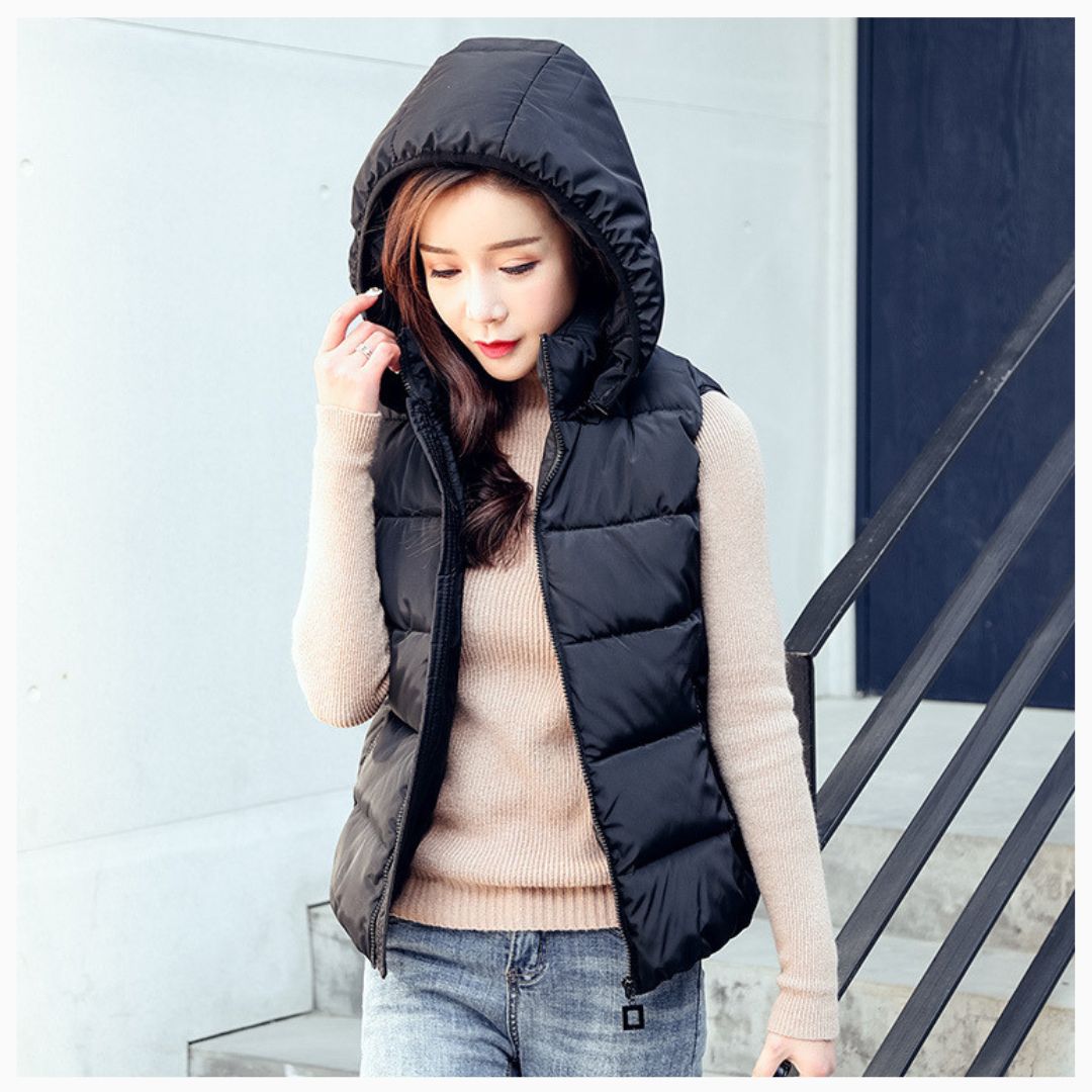 Solid Color Cotton Vest