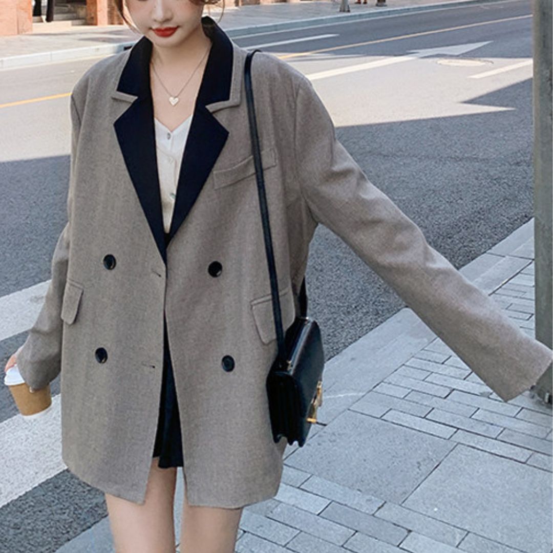 Color Block Blazer