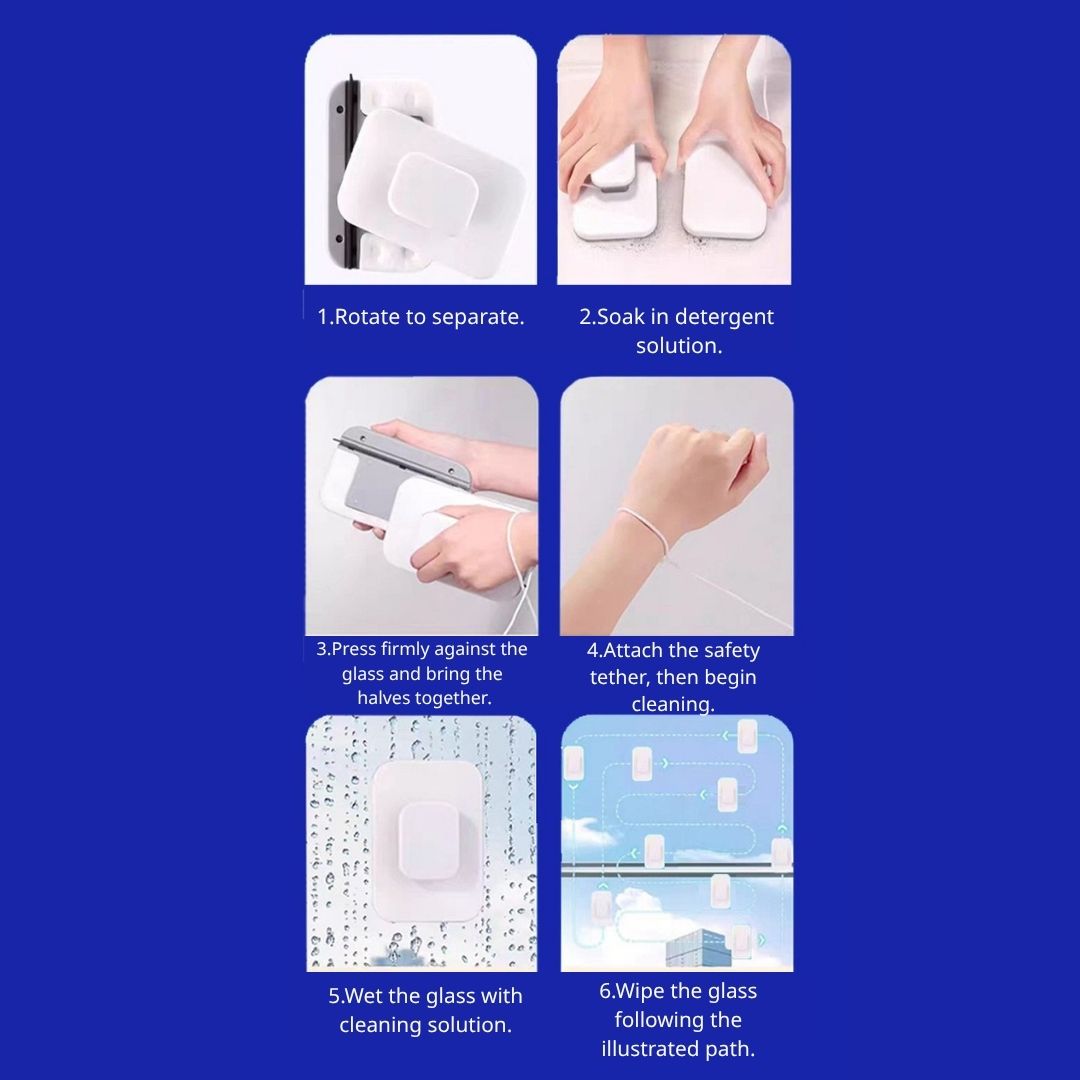 強磁雙面玻璃擦