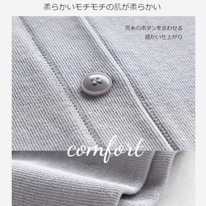 Japanese-Style Round-Neck Button Jacket