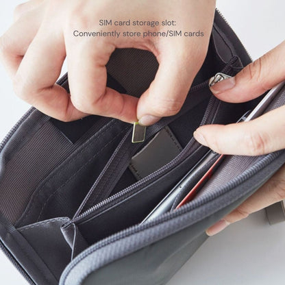 Spacious Passport & Document Organizer