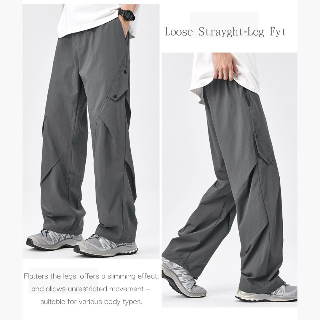 Ice Silk Quick-Dry Cargo Pants