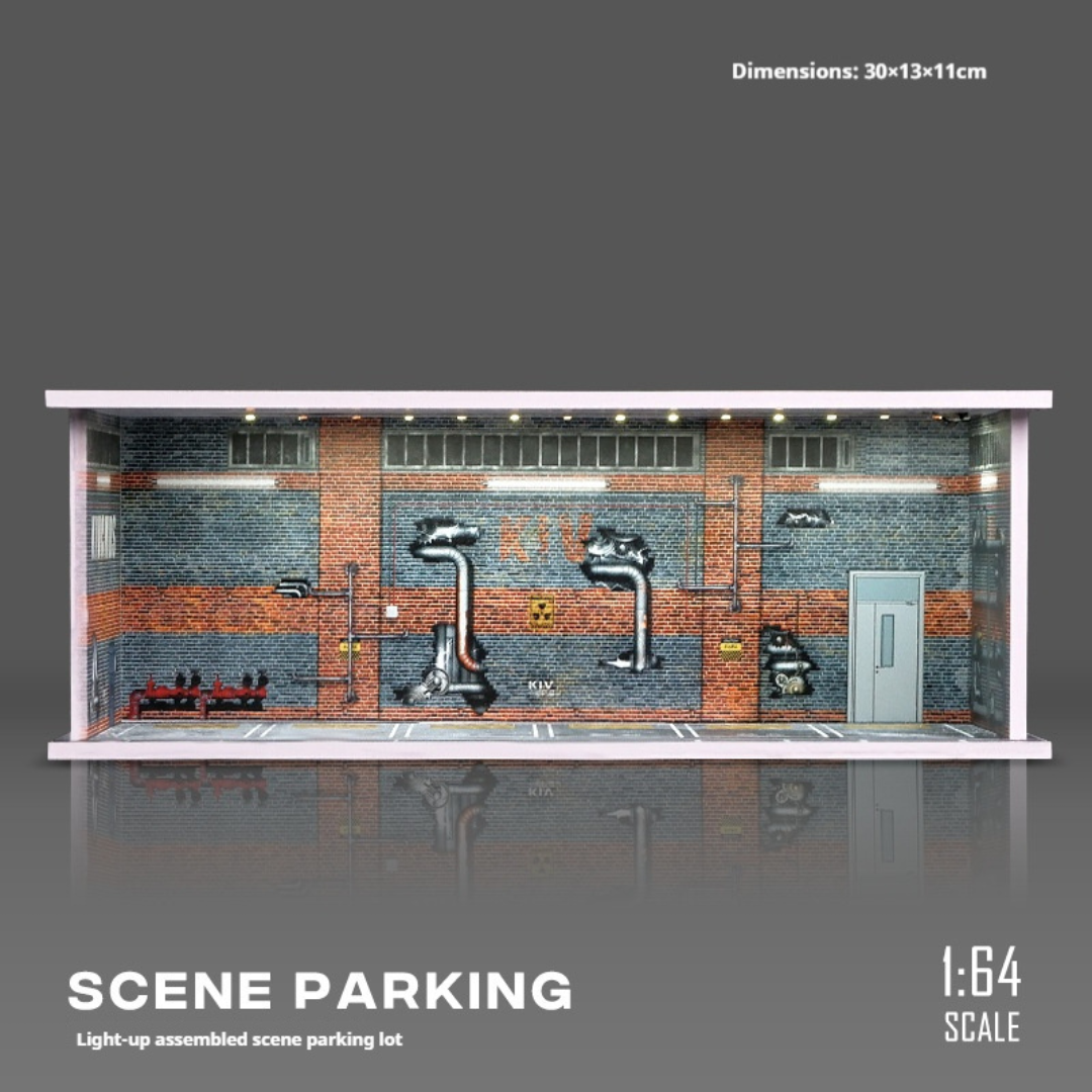 1:64 Parking Lot Lighting Scene Box