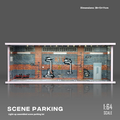 1:64 Parking Lot Lighting Scene Box