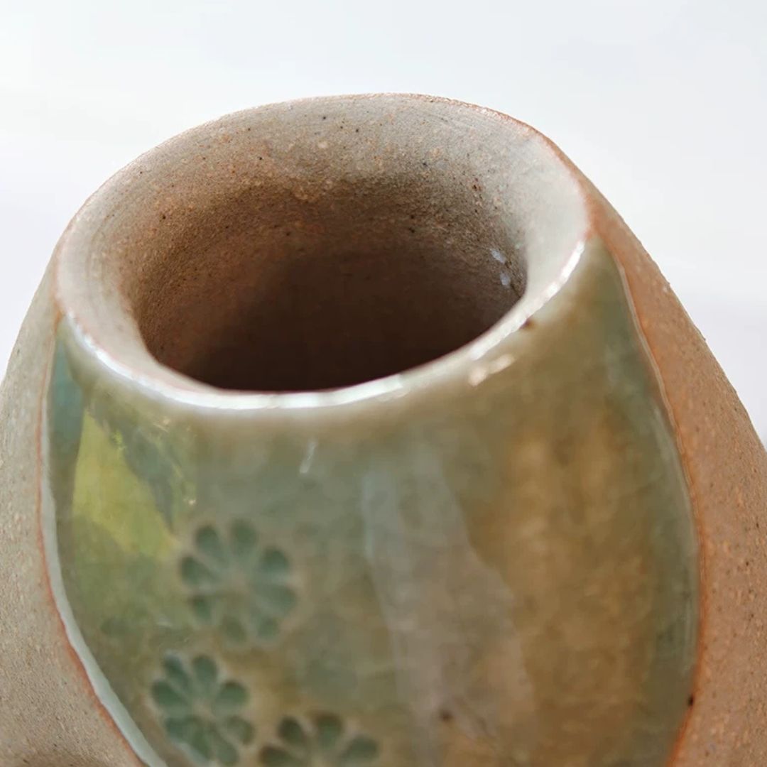Shigaraki Ware Mini Owl Vase