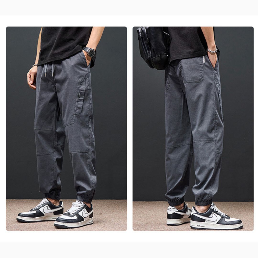 New Summer Lightweight Cuffed Trousers