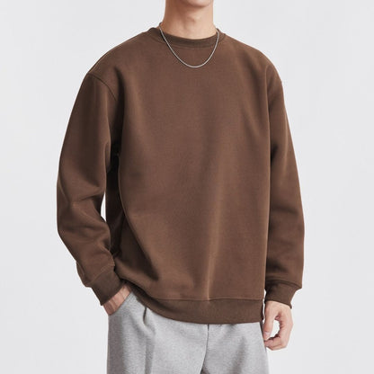 Solid Crewneck Airy Sweatshirt