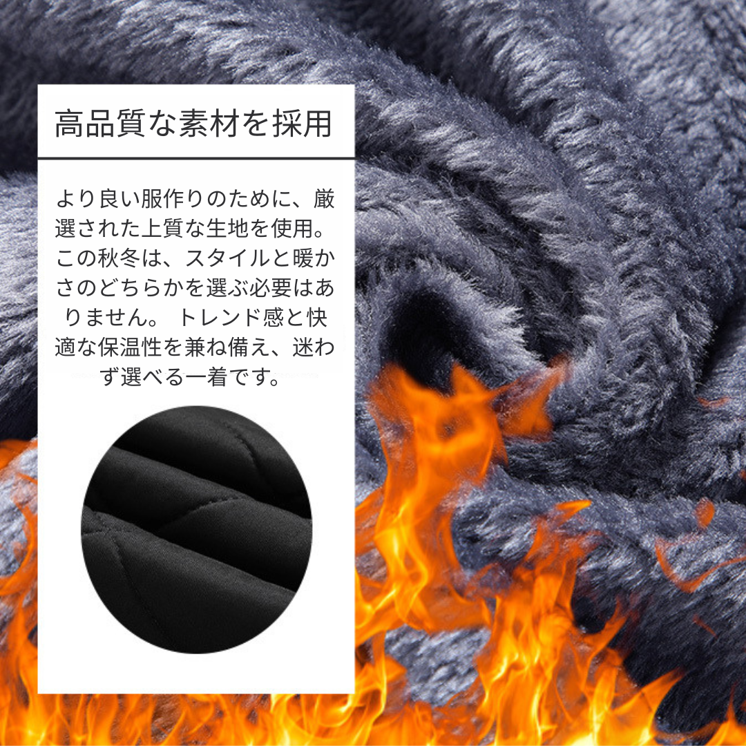 Men's Stand-Collar Casual Thermal Jacket