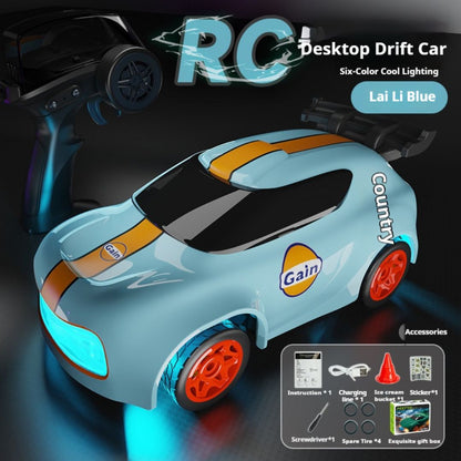 1:64 Mini LED Remote Control Racing Car