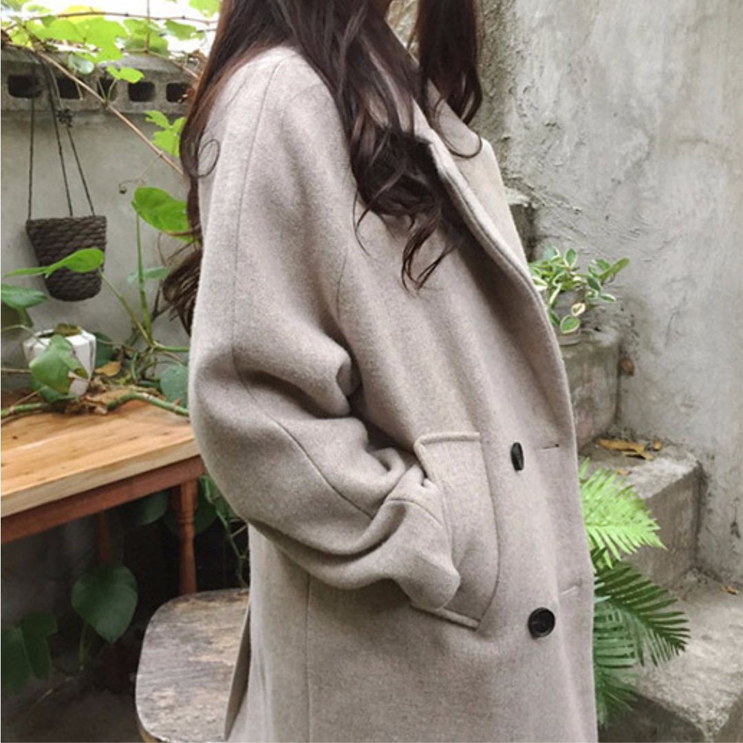 Loose Mid Length Coat